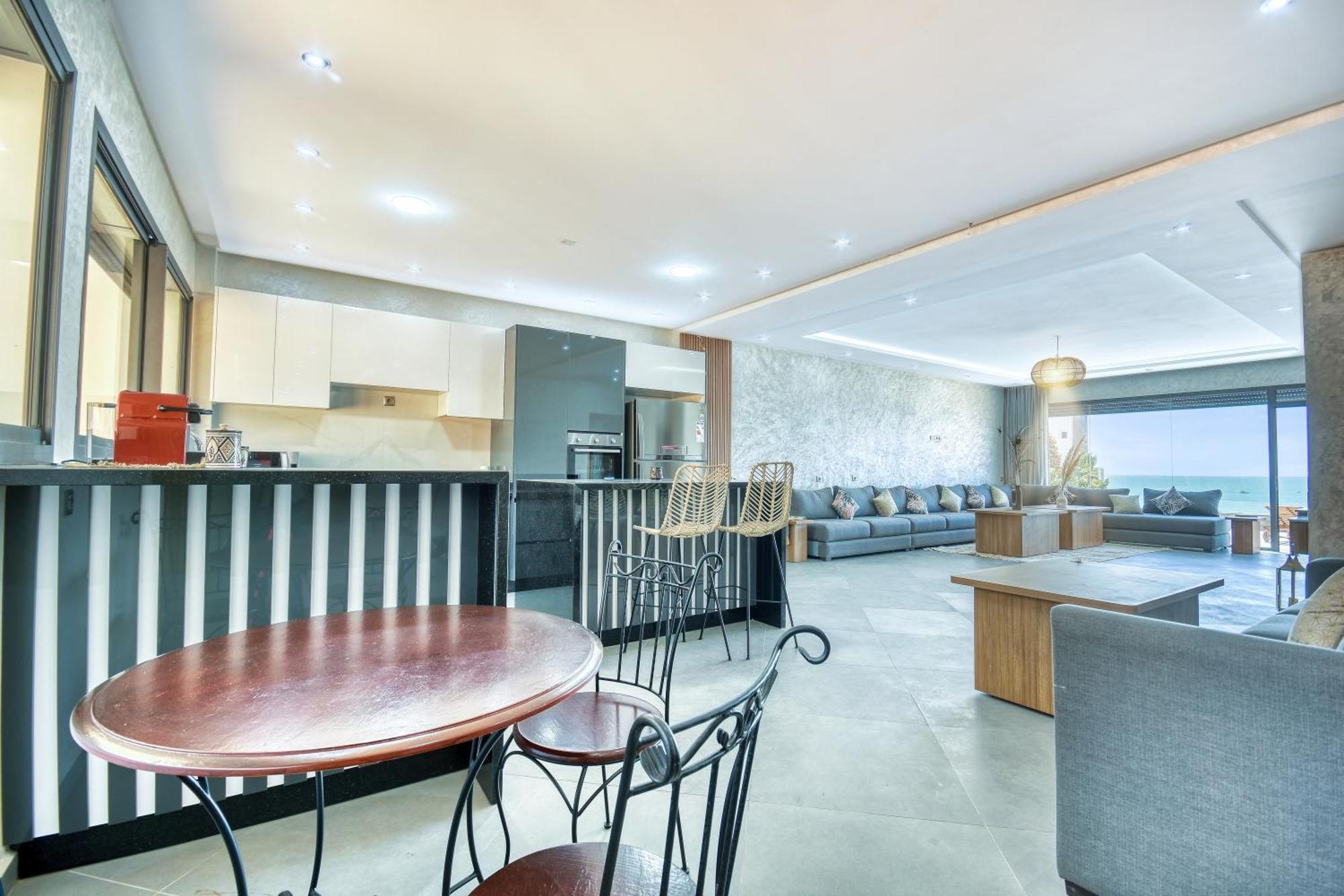 Luxury Seafront Appartement 6-7P أغادير المظهر الخارجي الصورة